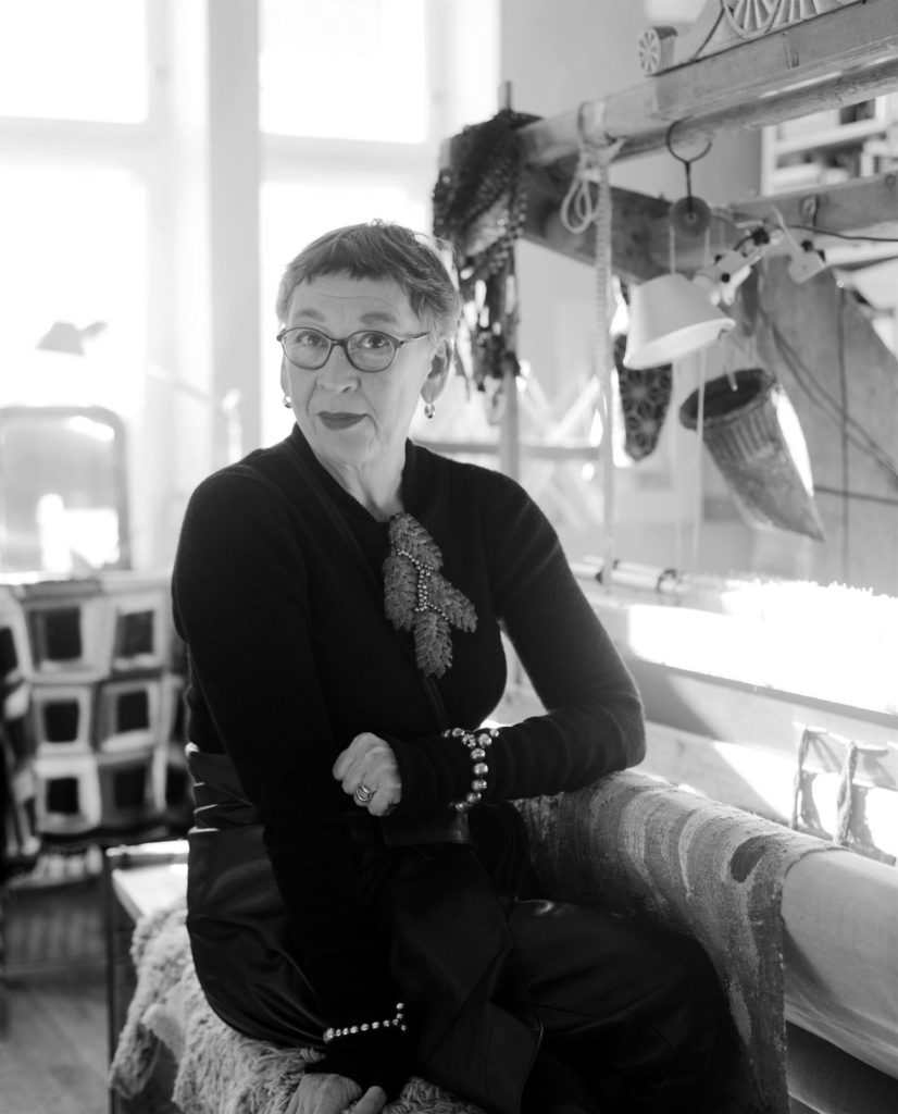 We visited the studio of Finnish textile artist Inka Kivalo, who’s wonderful works have been shown at Lokal for years now.